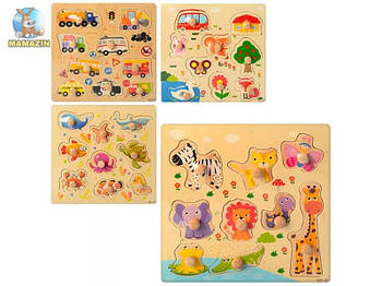 Деревянная игрушка Рамка-вкладыш MD 1088 G-Rich