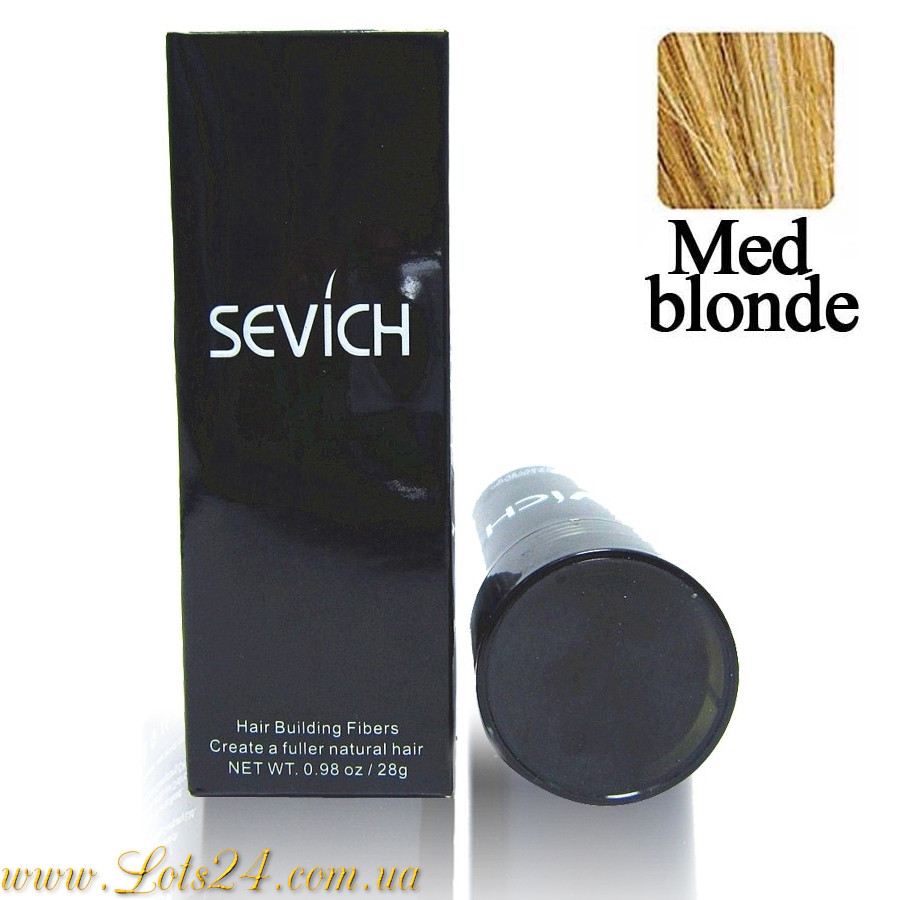 Пудра-загусник волосся Sevich 10 кольорів для об'єму камуфляж лисини, як-от Toppik Fully Caboki Med Blond