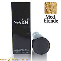 Пудра загуститель волос Sevich 10 цветов для объема камуфляж лысины как Toppik Fully Caboki Med Blond