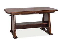 Стіл-трансформер Beata каркас дерево,стільниця ДСП Горіх 130-170х67 (Signal TM)