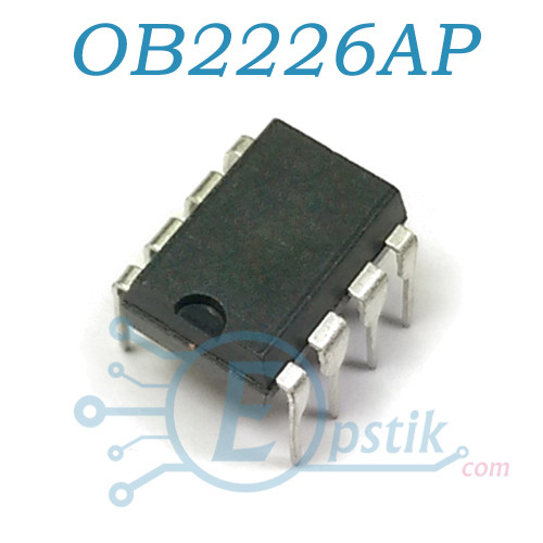 OB2226AP, PWM контролер живлення, DIP8