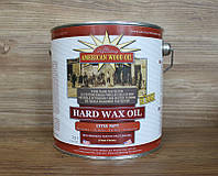 Водостойкое покрытие для деревянных поверхностей, Hard Wax Oil, Extra Matt, 2.5 litre, American Wood Oil