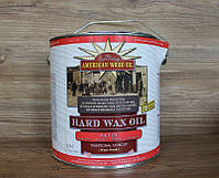 Водостойкое покрытие для деревянных поверхностей, Hard Wax Oil, Satin, 2.5 litre, American Wood Oil