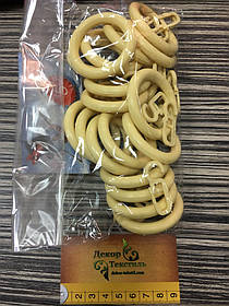 Кільце + гачок Ваніль (пластик) 20 шт.