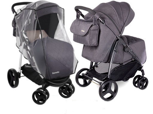 Прогулянкова коляска Lionelo Elise + дощовик, фото 1