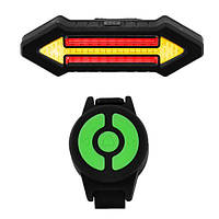 Вело ліхтар велосипедний X4 STOP із зазначенням поворотів на акумуляторі