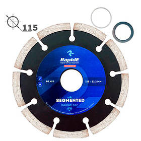 Алмазний диск по бетону Rapide 115мм "Сегментний"