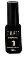 Топ гель для лаку Milano Rubber Top Gel, 12 мл