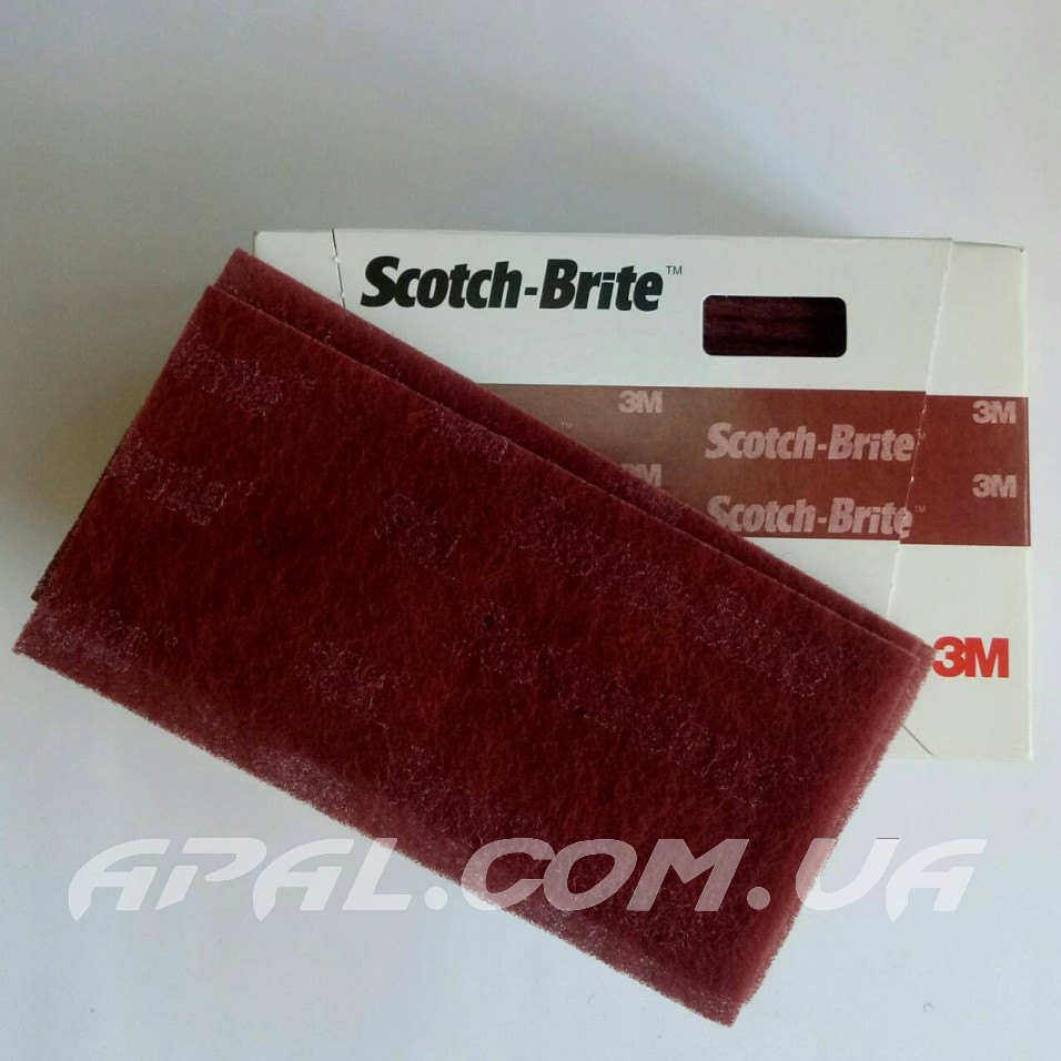 3M 64659 Scotch-Brite Durable Flex A VFN Скотч-брайт (червоний) 114х228 мм