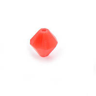 Алмаз (красный) , силиконовая бусина