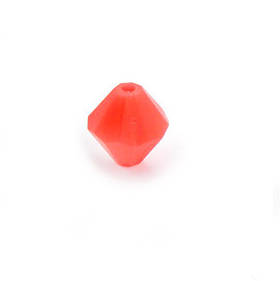 Алмаз (червоний) , силіконова намистина