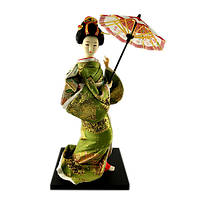 Японская кукла Гейша с зонтом