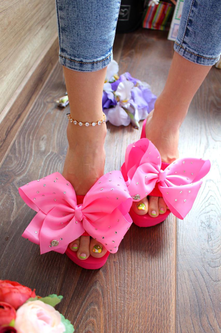 В'єтнамки "Pink Bow" (бант,,рожеві,літні)