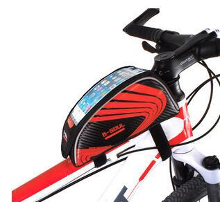 Велосипедна сумка на раму для смартфона 7 дюймів B-Soul Red, фото 1