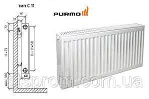 Радіатор PURMO Compact тип 11 розмір 500x500