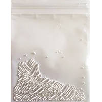 Бульйонки срібло метал CrystalsEStyle