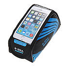 Велосипедна сумка на раму для смартфона 7 дюймів B-Soul Blue, фото 2