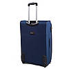 Валіза великий текстильний на 2-х колесах WINGS 1706 ( 88-100 л.) розмір L темно-синій, фото 2