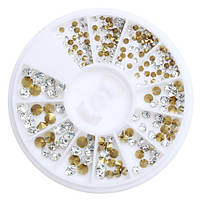 Стрази для нігтів Lpnails в каруселі конус