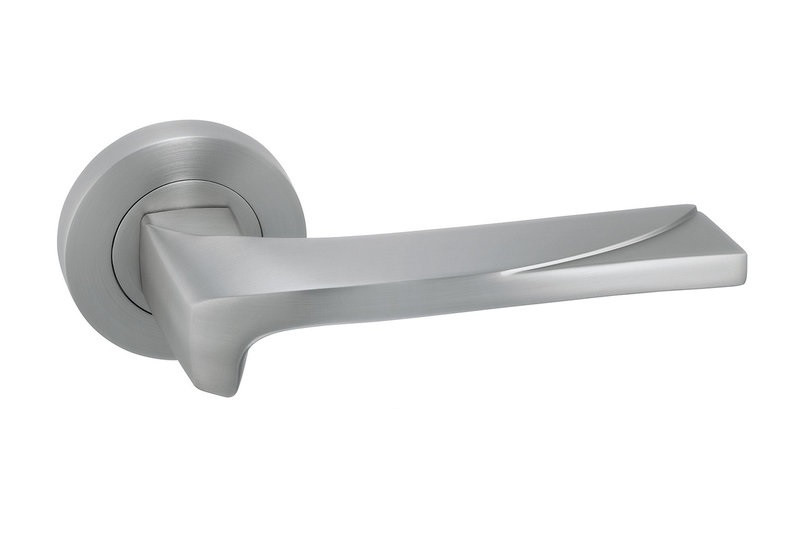 Дверна ручка ORO&ORO VERTIGO 030-16E SCH матовий хром