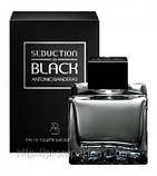 Оригінальна туалетна вода Antonio Banderas Seduction in Black for men, 100 мл , фото 2