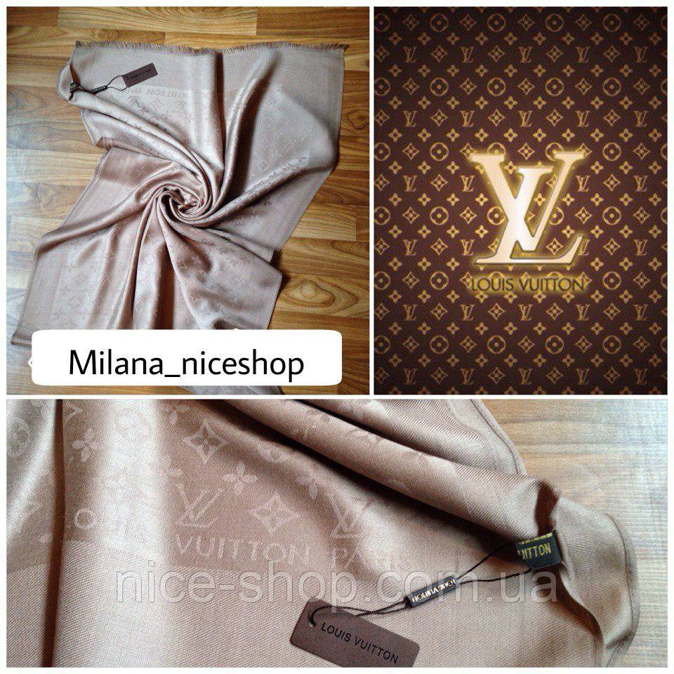 Палантин Louis Vuitton капучино