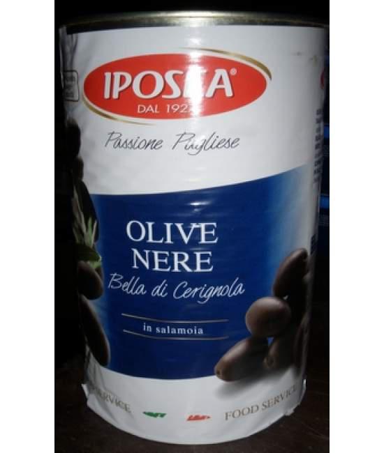 Оливки чорні великі IPosea 4.200 /2.300 кг