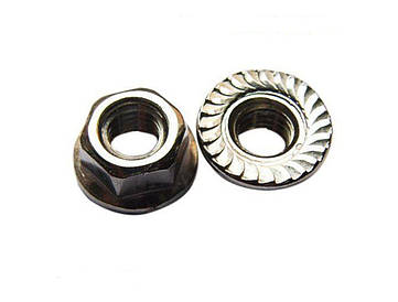 Гайка М4 з фланцем DIN 6923, ГОСТ Р 50592-93 з нержавійки