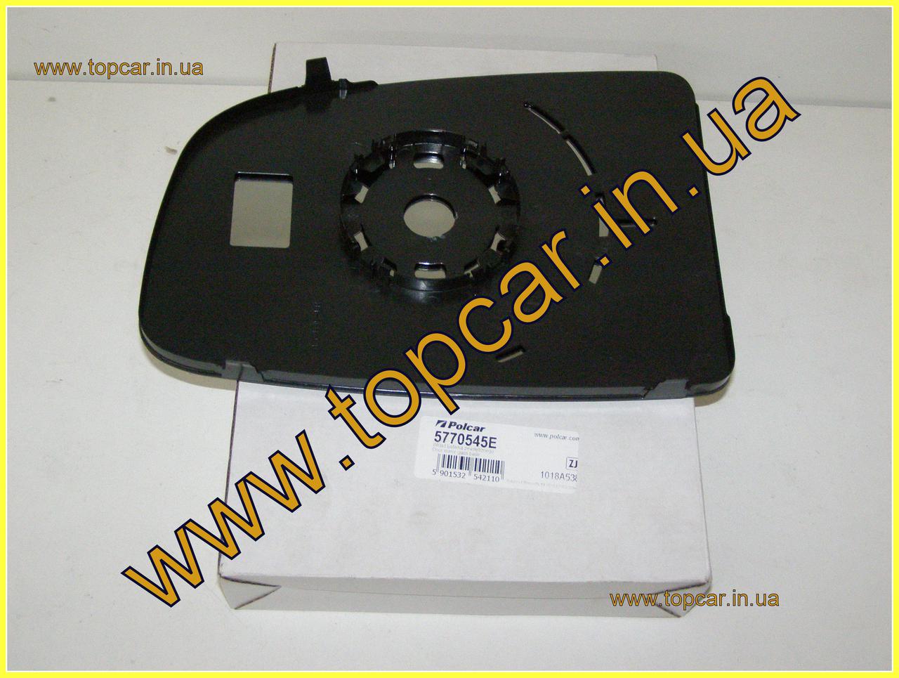 Вкладка дзеркала ліва опукла без об. Citroen Jumper III 06- Polcar Польща 5770545E
