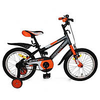 Велосипед детский Azimut Stitch 14 д Серо-оранжевый