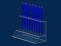 Підставка під ручки, олівці, акрил 1,8 мм