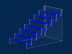 Підставка під ручки, олівці, акрил 1,8 мм