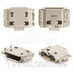 Разъем micro usb Samsung I8910 Omnia HD, I9000 Galaxy S, I9001 Galaxy S Plus, I9003 Galaxy SL, S5260, S5350