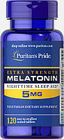 Melatonin 5 mg Puritan s Pride, 120 таблеток