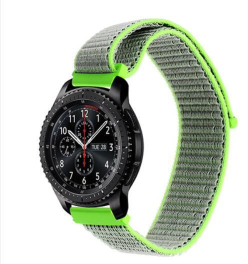 Нейлоновий ремінець Primo для годин Samsung Gear S3 Classic SM-R770 / Frontier RM-760 - Green