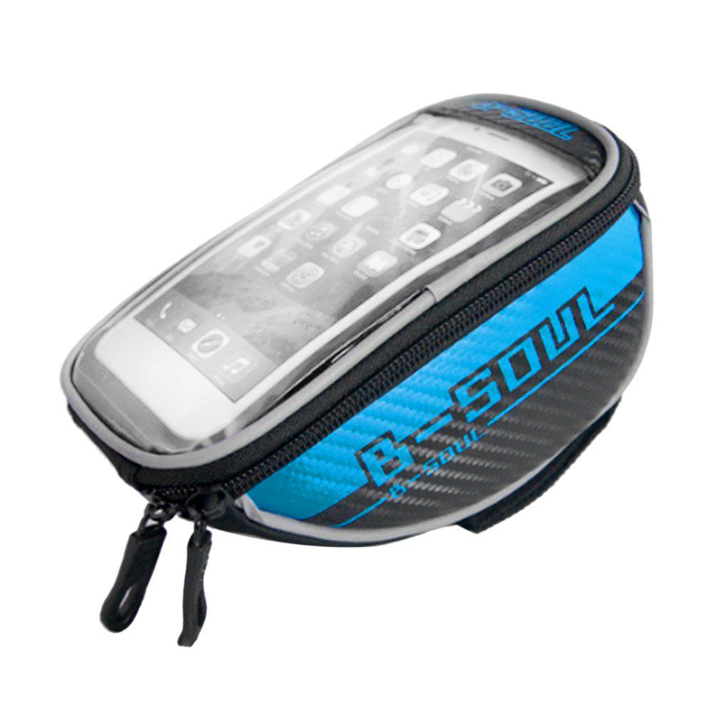 Велосипедна сумка-бардачок для смартфона B-SOUL синя, фото 1