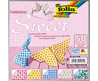 Бумага для оригами ассорти Sweet, 20х20см, 50л