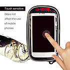 Велосипедна сумка-бардачок для смартфона B-SOUL сіра, фото 2