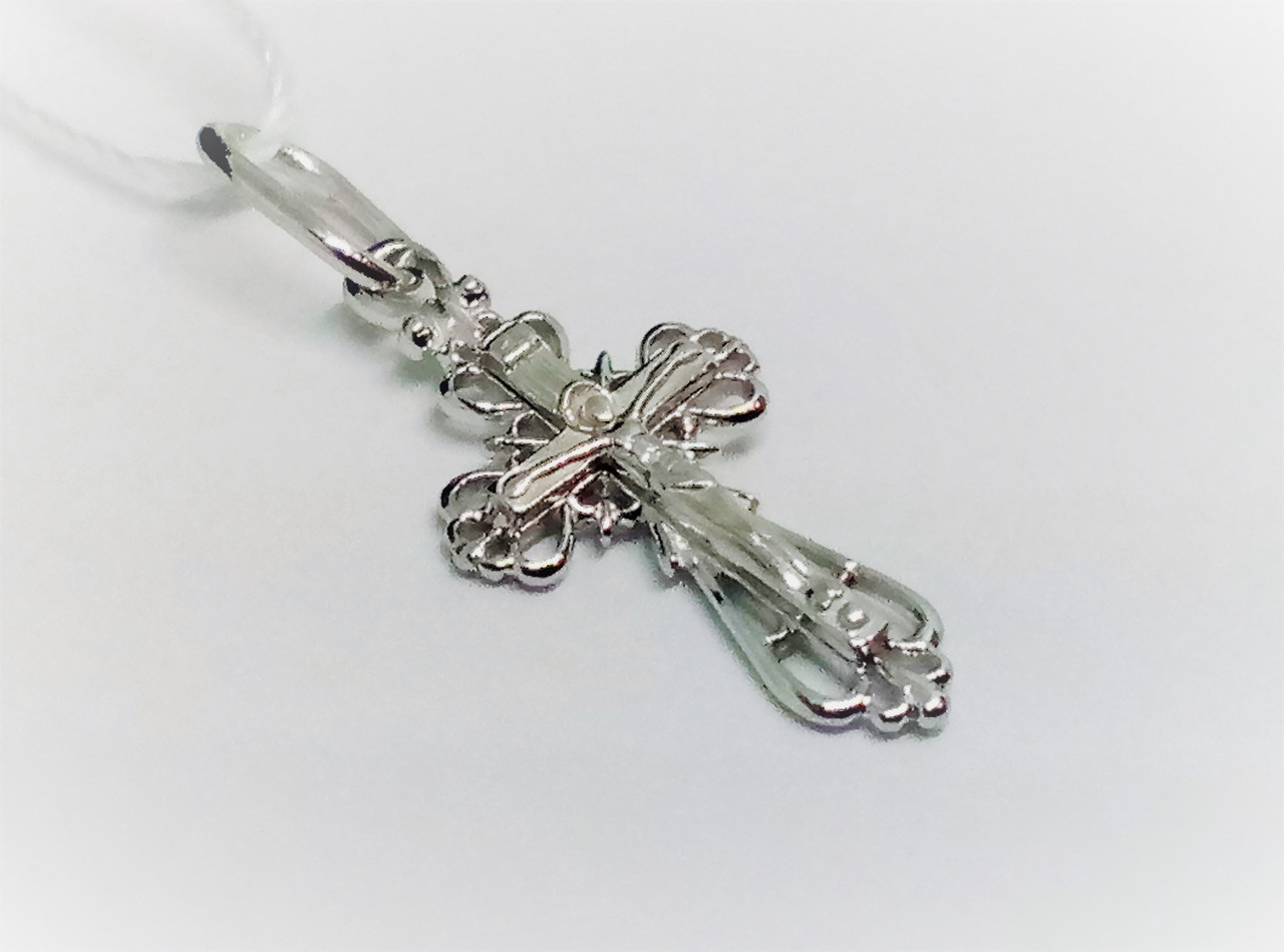 Золотий хрестик. Розп'яття Христа.  501407Б