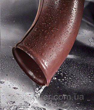 Коліно труби зливний 60° Flamingo / Фламінго 90мм