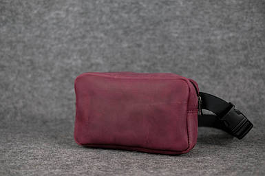 Жіноча сумка "Модель №58" з натуральної шкіри колір Бордо