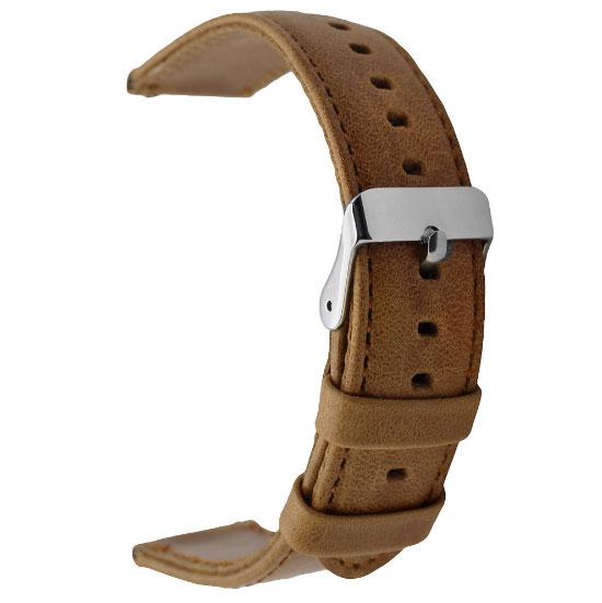 Шкіряний ремінець Primo для годин Xiaomi Huami Amazfit SportWatch 2 / Amazfit Stratos - Light Brown