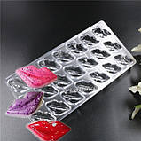 No 125 Губи форма для шоколадних цукерок Туреччина Implast, фото 2