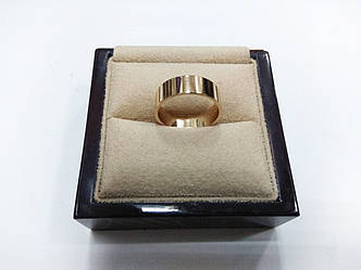 Кільце Позолота 18К 6 мм