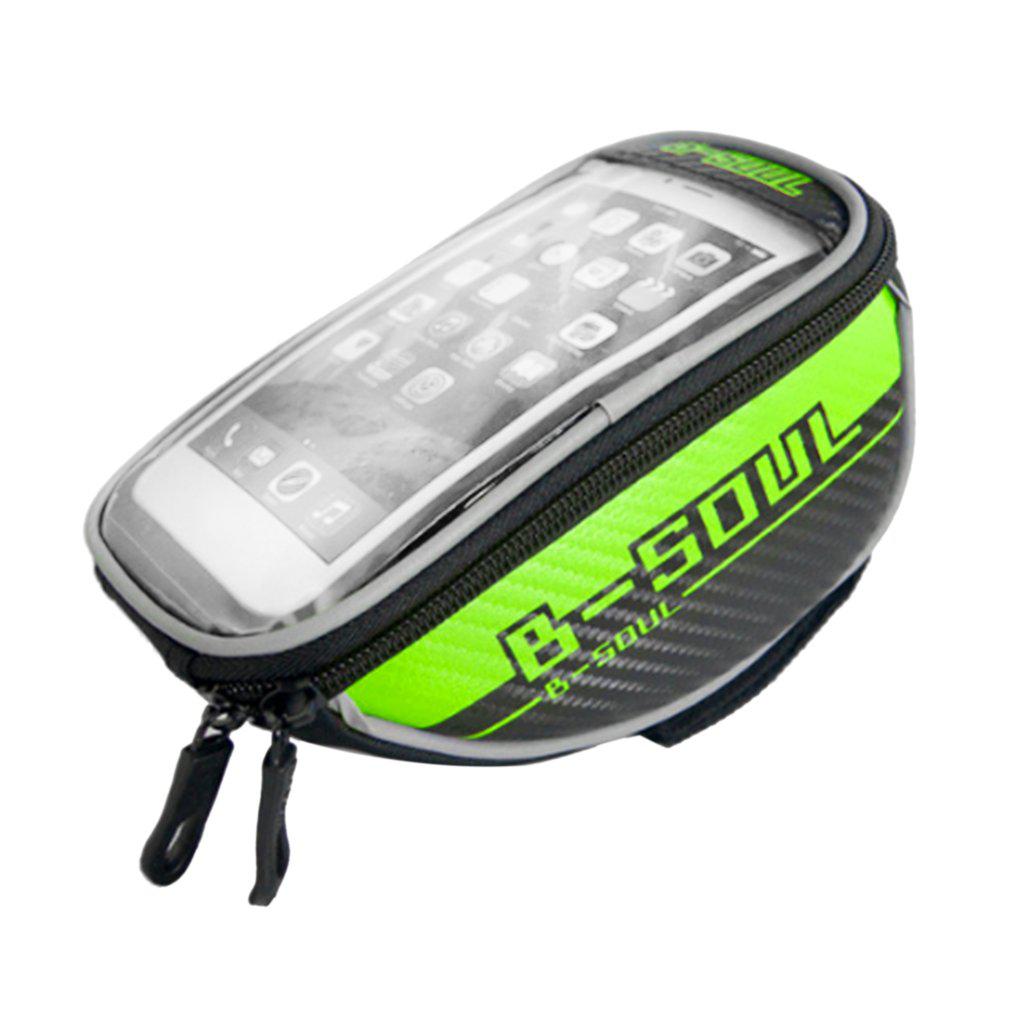 Велосипедна сумка-бардачок для смартфона B-SOUL зелена, фото 1