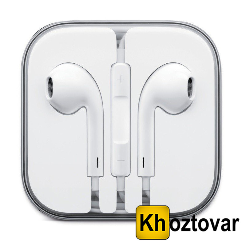 Дротові навушники-вкладки з мікрофоном, фото 1