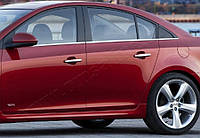 Chevrolet Cruze Sedan (2009-) Молдинги стекол нижні 6шт