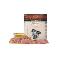 Консервований корм для собак. Hubertus Gold. Індичка з рисом і лляною олією