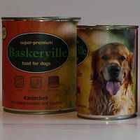 Консервований корм для собак. Baskerville. Яловичина 800 гр.