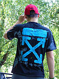 Футболка Off White Paint Splash Black, фото 3